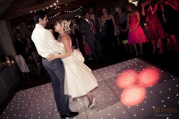 White LED Dance Floor Hire